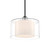 Minka-Lavery - 2066-899 - One Light Convertible Pendant/Semi-Flush Mount - Seville - Dark Matte Black