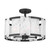 Minka-Lavery - 3635-899 - Four Light Semi-Flush Mount - Veil - Dark Matte Black