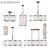 Veil Ten Light Pendant (3638-899)