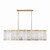 Veil Six Light Linear Chandelier (3639-732)