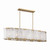 Veil Six Light Linear Chandelier (3639-732)