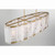Veil Six Light Linear Chandelier (3639-732)
