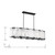 Veil Six Light Linear Chandelier (3639-899)