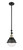 Innovations - 206-BAB-HFS-62-BK - One Light Mini Pendant - Franklin Restoration - Black Antique Brass