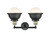 Franklin Restoration Two Light Bath Vanity (208-BAB-HFS-61-BK)