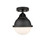 Innovations - 288-1C-BK-HFS-61-BK - One Light Semi-Flush Mount - Nouveau 2 - Matte Black
