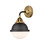 Innovations - 288-1W-BAB-HFS-61-BK - One Light Wall Sconce - Nouveau 2 - Black Antique Brass