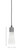 Everleigh One Light Mini Pendant (4802-GP-881)