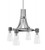 Toltec Lighting - 4814-GP-880 - Four Light Chandelier - Everleigh - Graphite