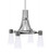 Toltec Lighting - 4814-GP-881 - Four Light Chandelier - Everleigh - Graphite