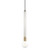 Mitzi - H256701-AGB - One Light Pendant - Pippin - Aged Brass