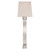 Visual Comfort Signature - CHD 2713PN/CG-S - One Light Wall Sconce - Edgar - Crystal with Polished Nickel