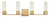 Hinkley - 5974HB - LED Vanity - Xander - Heritage Brass
