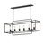 Maxim - 10416BK - Six Light Linear Pendant - Gridline - Black