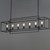Gridline Seven Light Linear Pendant (10417BK)