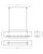 Gridline Seven Light Linear Pendant (10417NAB)