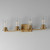Livingston Four Light Bath Vanity (10464CDNAB)