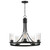 Maxim - 10465CDBK - Five Light Chandelier - Livingston - Black