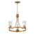 Maxim - 10467CDNAB - Three Light Chandelier - Livingston - Natural Aged Brass