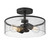 Maxim - 10469CDBK - Two Light Semi-Flush Mount - Livingston - Black