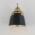 Hollis One Light Wall Sconce (21421BKNAB)