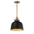 Maxim - 21424BKNAB - One Light Pendant - Hollis - Natural Aged Brass