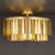 Regalia Three Light Semi-Flush Mount (28760GL)