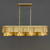 Regalia Four Light Linear Chandelier (28768GL)