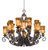 Kalco - 4264AC/PS5201 - 16 Light Chandelier - Ibiza - Antique Copper