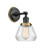 Innovations - 203BK-BPBB-HRBB-G172 - One Light Wall Sconce - Franklin Restoration - Matte Black