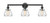 Innovations - 205BK-BPPC-HRPC-G172 - Three Light Bath Vanity - Franklin Restoration - Matte Black