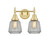 Innovations - 447-2W-SB-G142-LED - LED Bath Vanity - Satin Brass