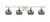 Innovations - 516-4W-WPC-G93 - Four Light Bath Vanity - Ballston - White Polished Chrome