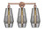 Innovations - 616-3W-AC-G683-7 - Three Light Bath Vanity - Downtown Urban - Antique Copper