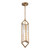 Alora - PD332119VBCR - One Light Pendant - Cairo - Ribbed Glass/Vintage Brass