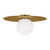 Nodes One Light Flush Mount (KF1101BBS)