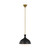 Visual Comfort Studio - AEP1021BBSMBK - One Light Pendant - Lucerne - Midnight Black and Burnished Brass