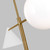 Cosmo Four Light Chandelier (AEC1094MWTBBS)