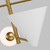 Cosmo Four Light Chandelier (AEC1094MWTBBS)