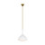 Lucerne One Light Pendant (AEP1011BBSMWT)