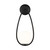 Visual Comfort Studio - AEW1011MBK - One Light Wall Sconce - Galassia - Midnight Black