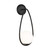 Galassia One Light Wall Sconce (AEW1011MBK)