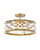 Fredrick Ramond - FR30103HBR - LED Semi-Flush Mount - Jolie - Heritage Brass