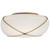 Visual Comfort Signature - CD 4006SB-WG - LED Flush Mount - Fondant - Soft Brass