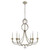 Visual Comfort Signature - NW 5031VS - Six Light Chandelier - Milan - Venetian Silver