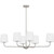 Gallagher Six Light Linear Chandelier (GGR642BN)
