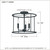 Abner Three Light Semi Flush Mount (ABR1714MBK)