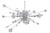 Allegri - 11638-010-FR001 - 46 Light Pendant - Constellation - Chrome