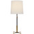 Visual Comfort Signature - TOB 3723BZ/HAB-L - LED Table Lamp - Quintel - Bronze and Hand-Rubbed Antique Brass
