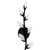 Flores LED Wall Sconce (PCFLR8708MBK)